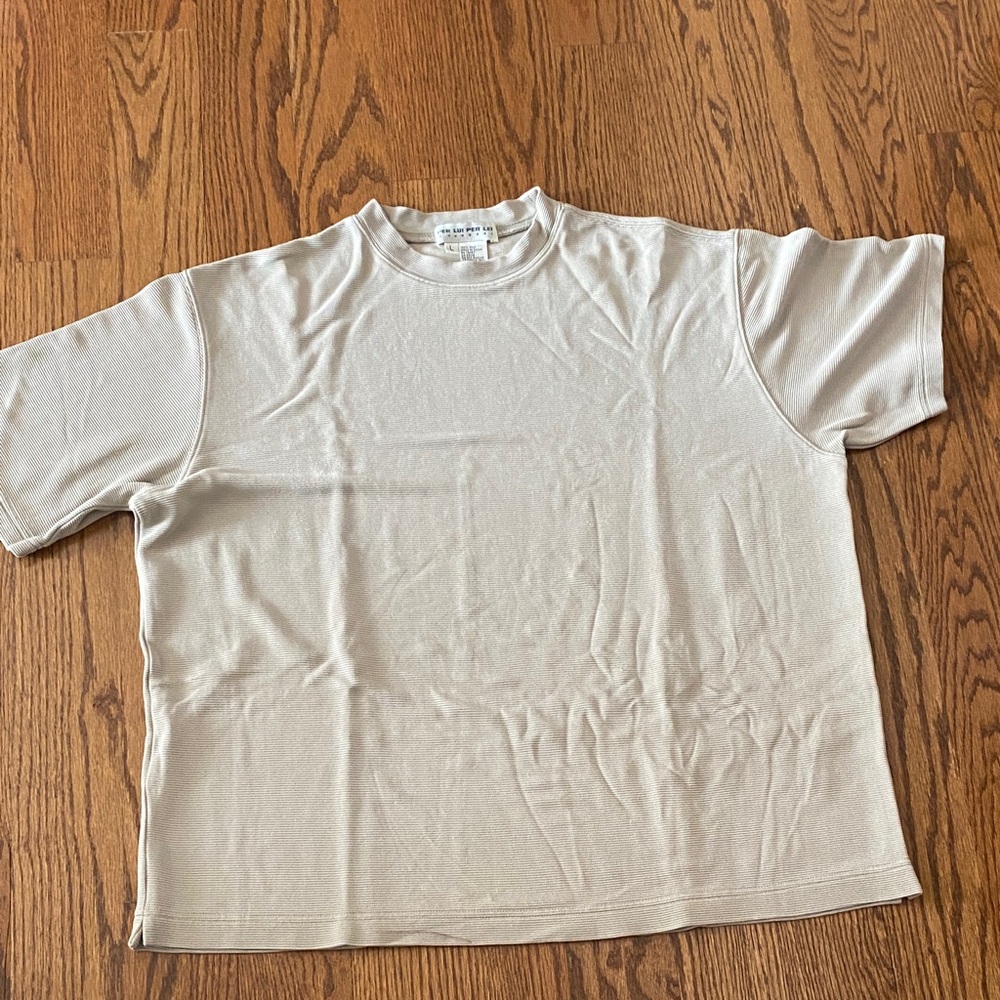 Classic Beige Short Sleeve Men's Tee